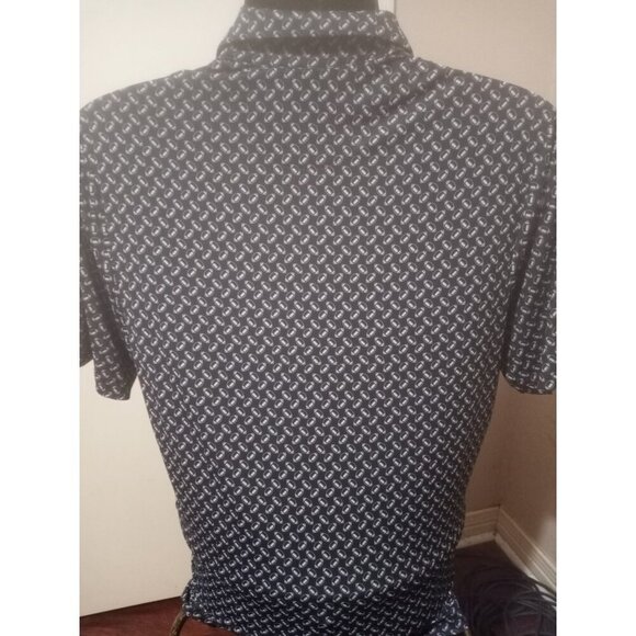 Roundtree & Yorke Performance Polo Shirt Mens Small S Black Football Work Play - Picture 7 of 12